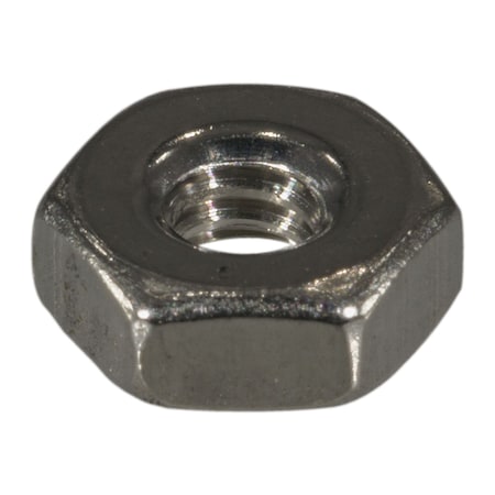 Midwest Fastener Hex Nut, #4-40, 18-8 Stainless Steel, Not Graded, 50 PK 68316